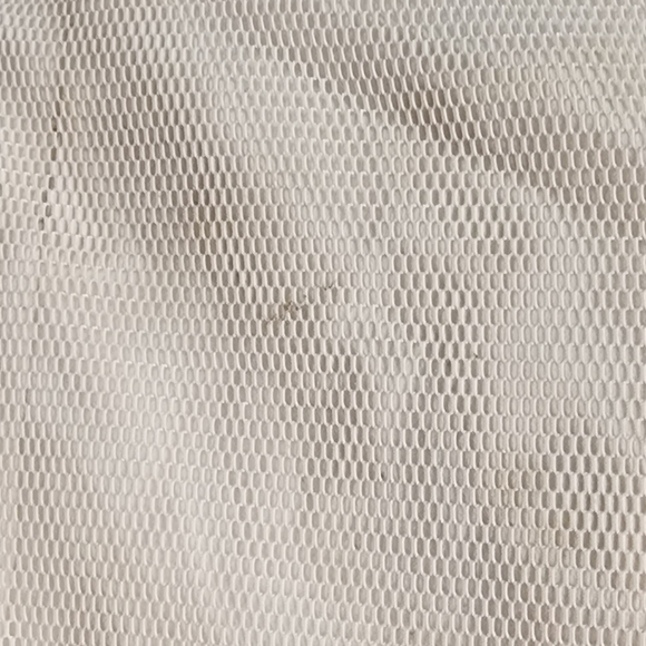 J.O.A. Los Angeles Women's Sheer Overlay White Mini Skirt with side Zipper. M - Picture 4 of 6